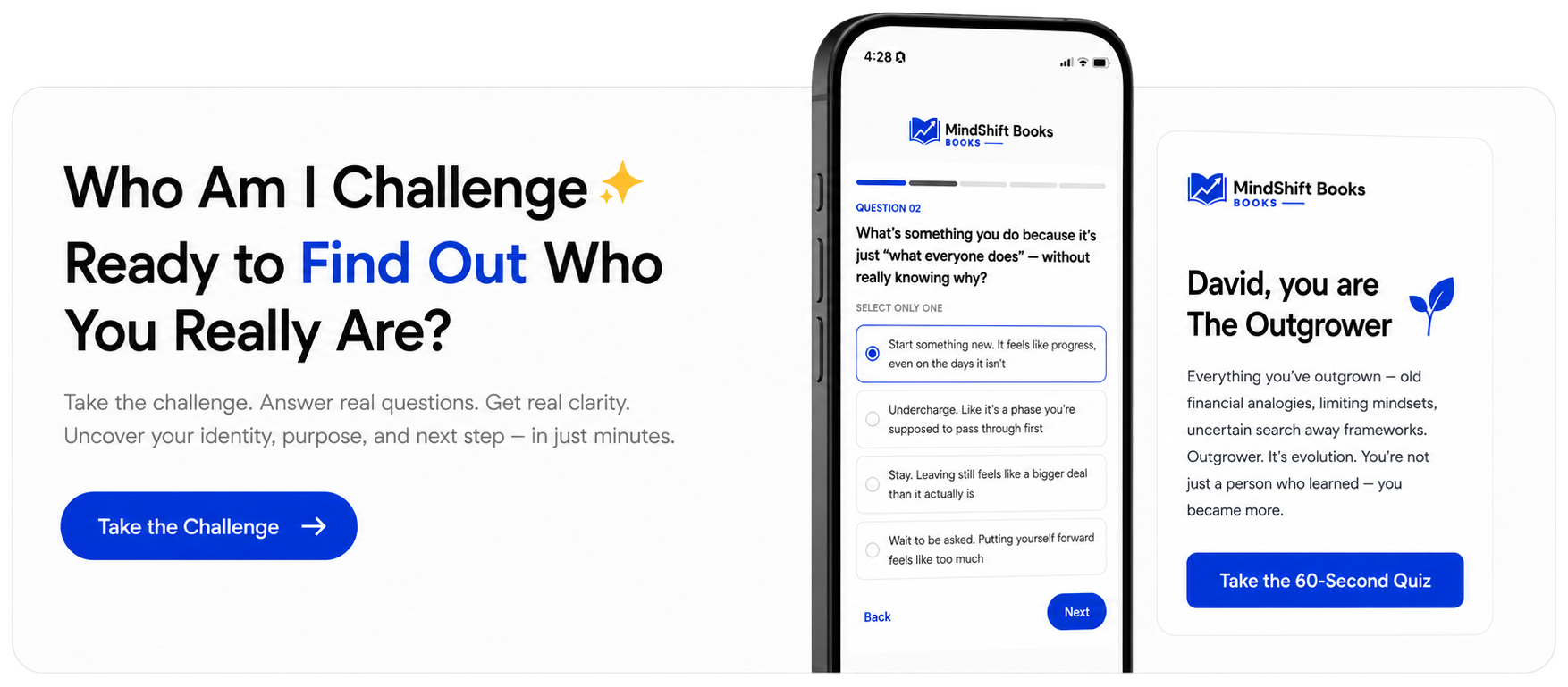Who Am I Challenge — find out who you really are